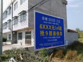 南昌墙体广告质量分析